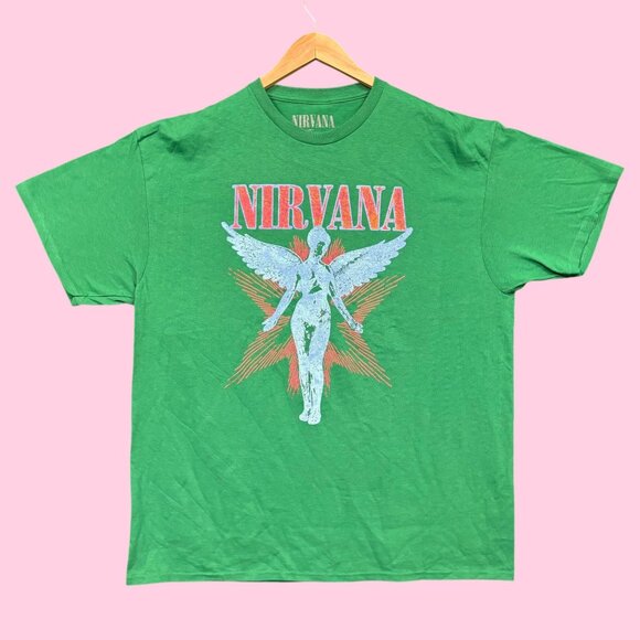 Nirvana In Utero Fairy Album Grunge Band Tee XL - Picture 1 of 4